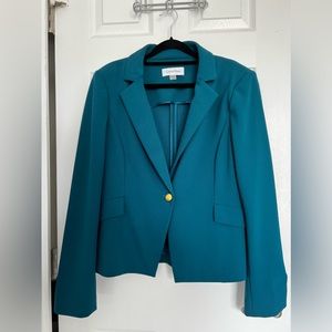 Calvin Klein Teal Blazer